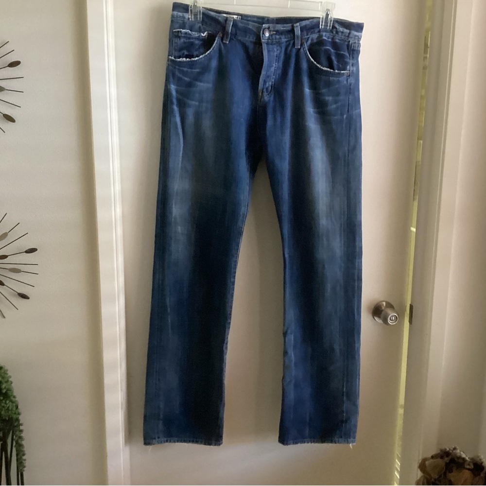 Vintage Red Engine Boyfriend Jeans vintage 2001 for a tall girl